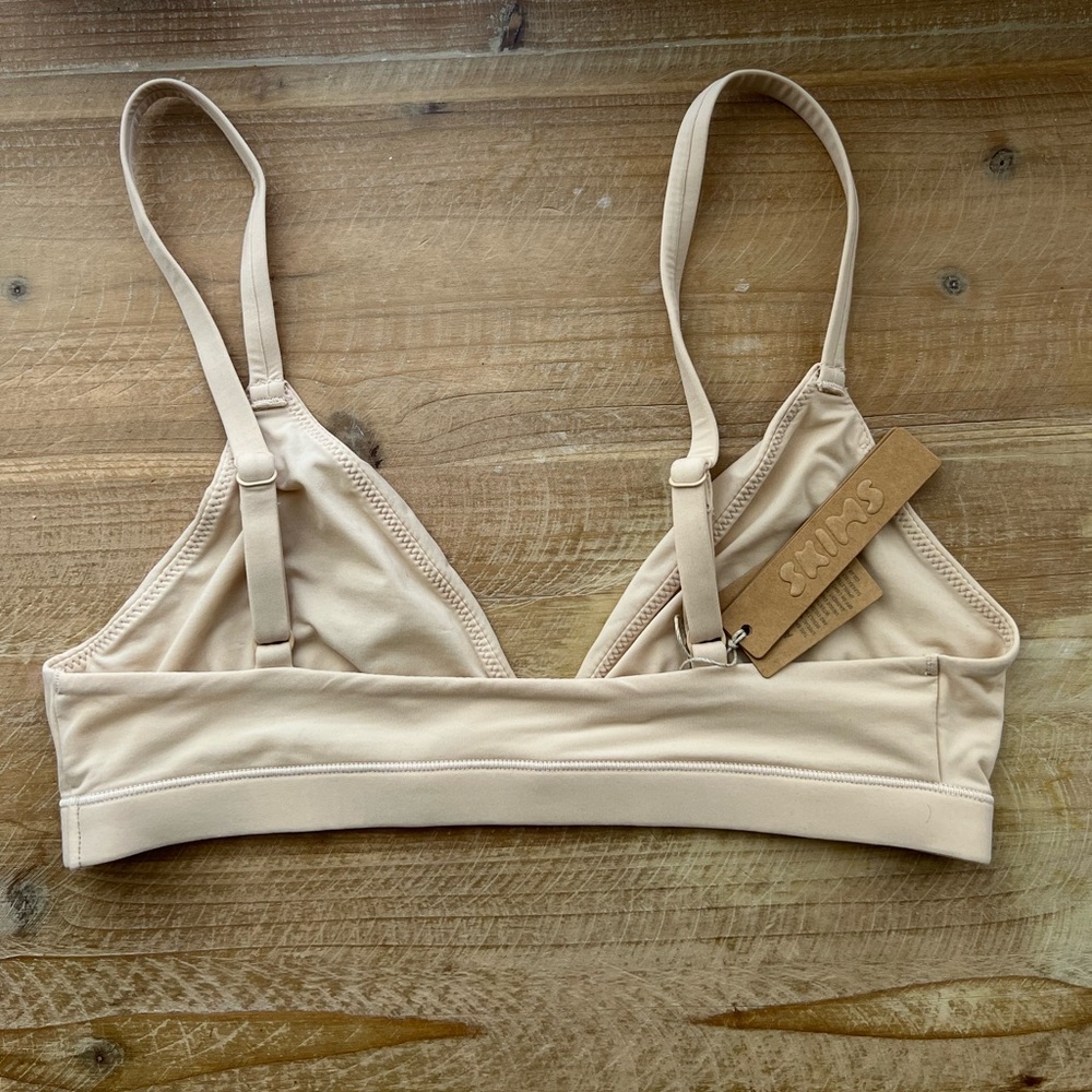Skims Fits Everybody Triangle Bralette Size Small New - Picture 3 of 4